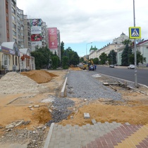 Благоустройство улицы Советская в Липецке