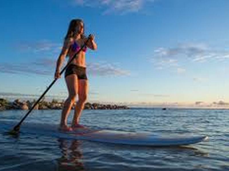 SUP серфинг – особенности гребли на воде