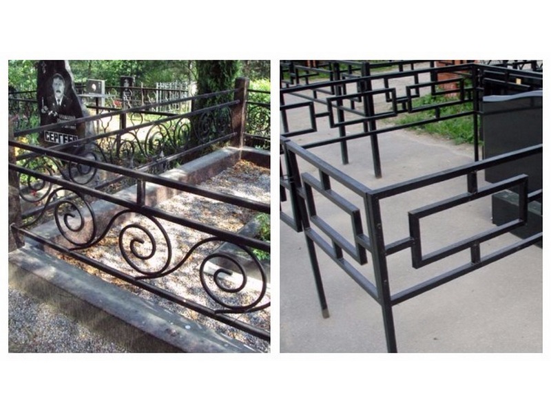 Почему на кладбище люди заказывают ограды – какие они, разновидности и их особенности