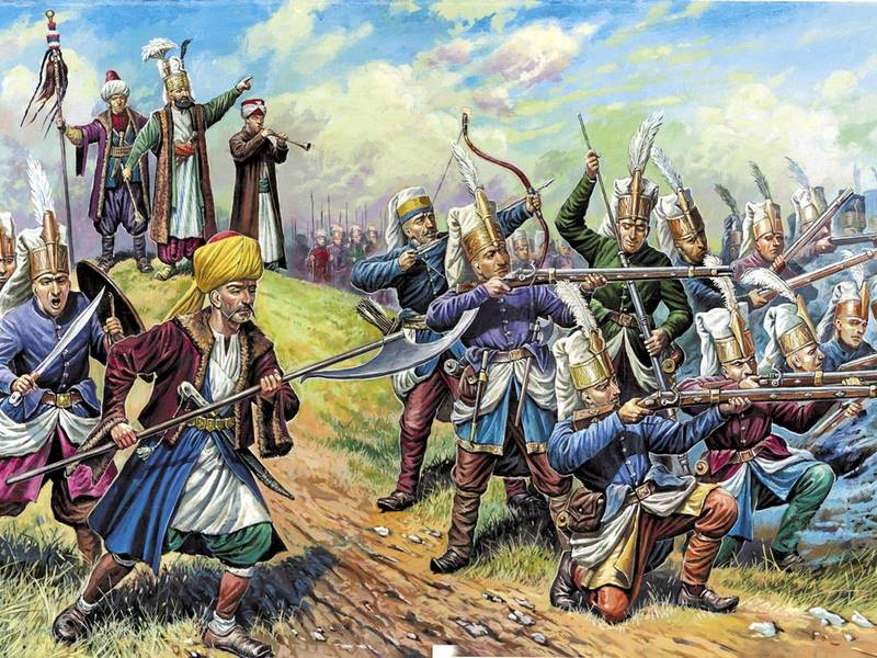 Воины султана Османской Империи