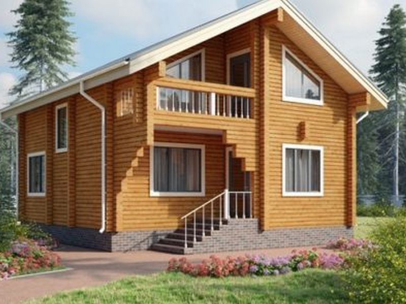 Популярность домов из натуральной древесины