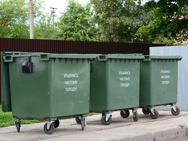 В Липецке установили новые мусорные контейнеры