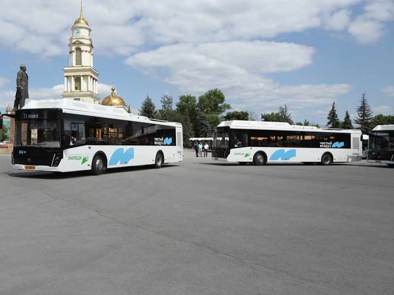 Липецк получил 46 новых автобусов