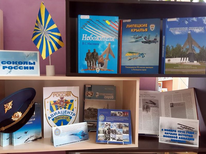В липецких библиотеках проходит «Авиационная неделя»
