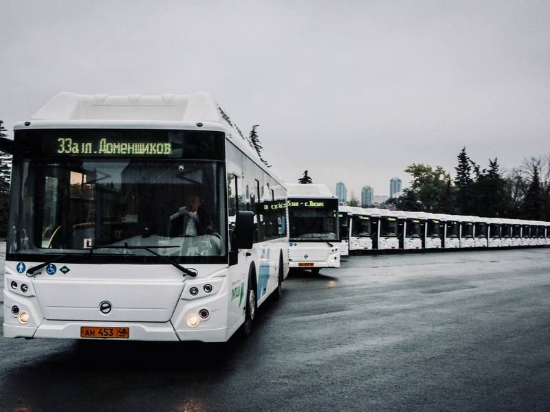 Липецк получил новые автобусы