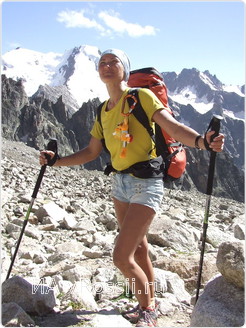 Спортсменка, альпинистка и просто красивая девушка Ирина Морозова