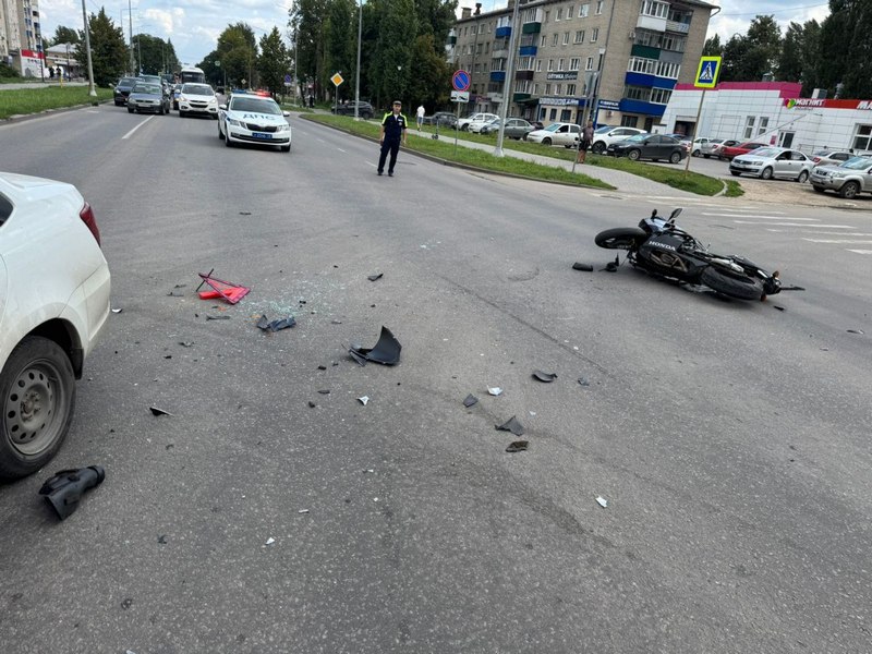 В Ельце погиб мотоциклист