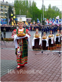 Праздничный каравай для ветеранов 