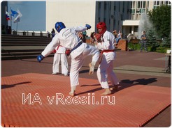 Спортсмены военно-спортивного клуба 