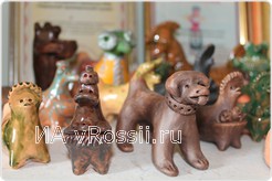 Игрушки-романушки и свистульки